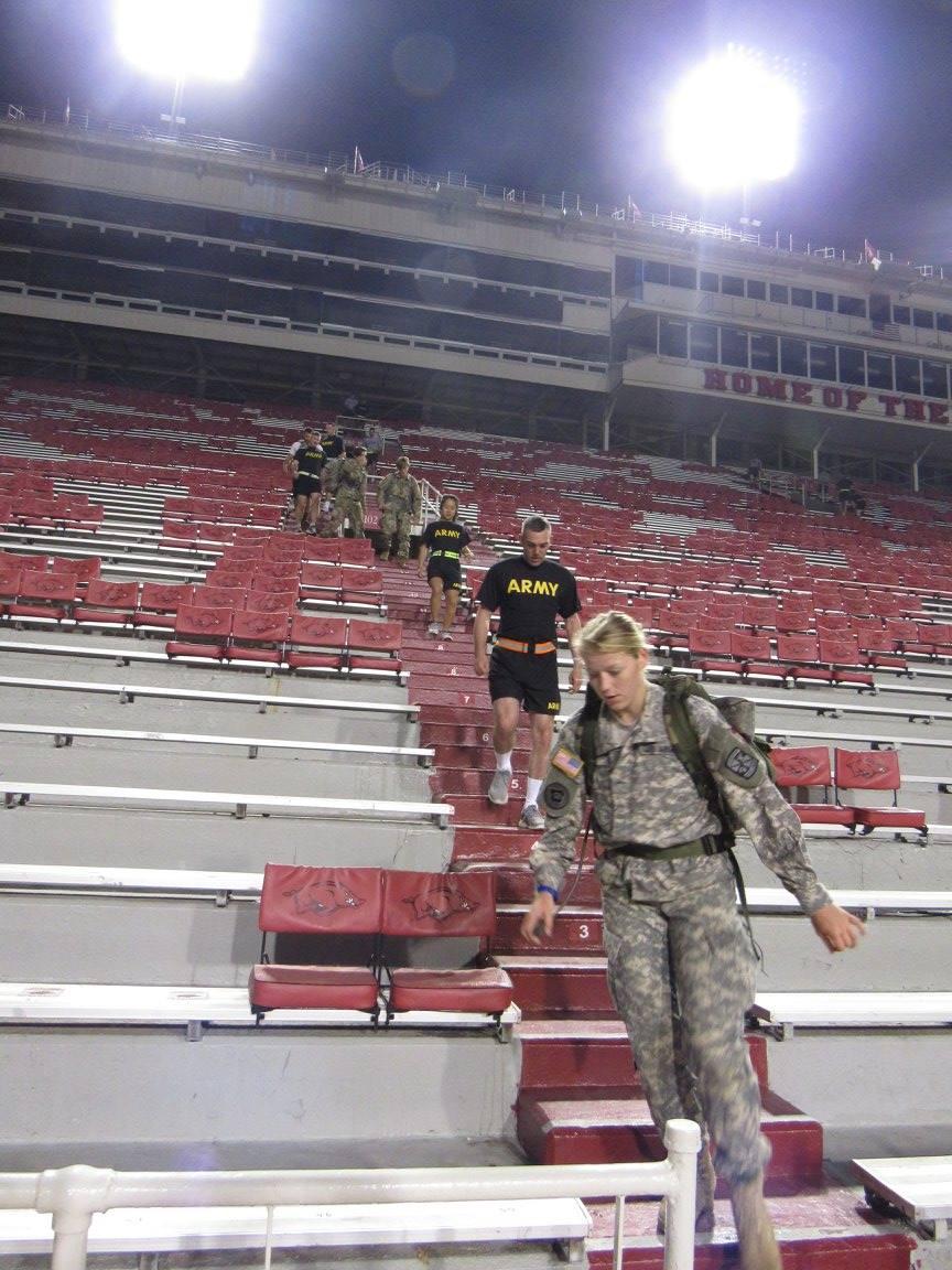 9/11 Memorial Stairclimb at Razorback Stadium