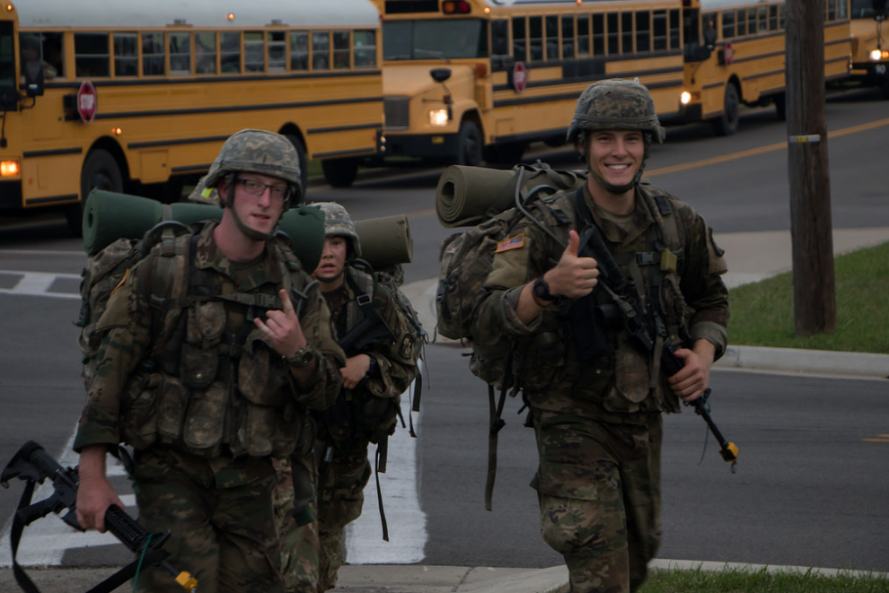 Cadet Leader Training Army ROTC University of Arkansas